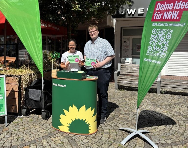 Michèle Doré bei „Grüne hören zu“: Zuhören, Probleme aufnehmen und dranbleiben